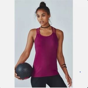 Women's Fabletics Peyton Tank Top, Purple, Size Medium, EUC